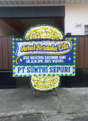 Papan Bunga Duka di Tagime