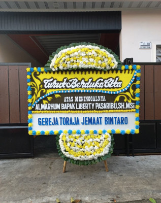 Papan Bunga Duka di Tagime